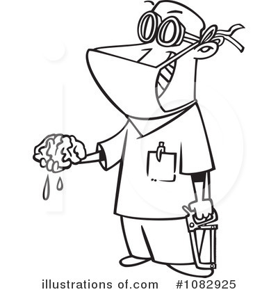 Royalty-Free (RF) Surgeon Clipart Illustration by toonaday - Stock Sample #1082925