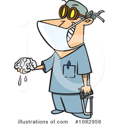 Royalty-Free (RF) Surgeon Clipart Illustration by toonaday - Stock Sample #1082956