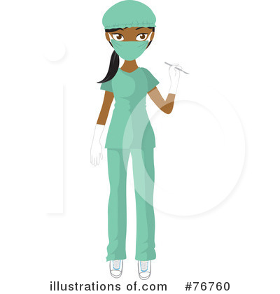 Royalty-Free (RF) Surgeon Clipart Illustration by Rosie Piter - Stock Sample #76760