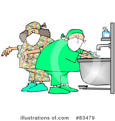Royalty-Free (RF) Surgeon Clipart Illustration by djart - Stock Sample #83479