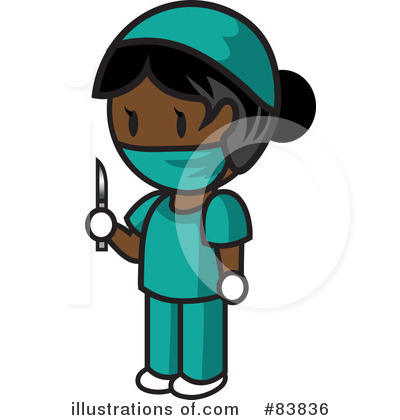 Royalty-Free (RF) Surgeon Clipart Illustration by Rosie Piter - Stock Sample #83836