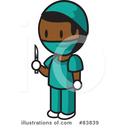 Royalty-Free (RF) Surgeon Clipart Illustration by Rosie Piter - Stock Sample #83839