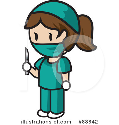 Royalty-Free (RF) Surgeon Clipart Illustration by Rosie Piter - Stock Sample #83842