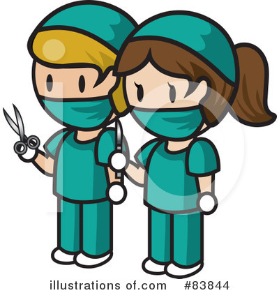 Royalty-Free (RF) Surgeon Clipart Illustration by Rosie Piter - Stock Sample #83844