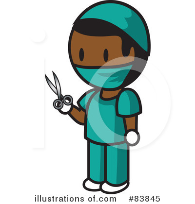 Royalty-Free (RF) Surgeon Clipart Illustration by Rosie Piter - Stock Sample #83845