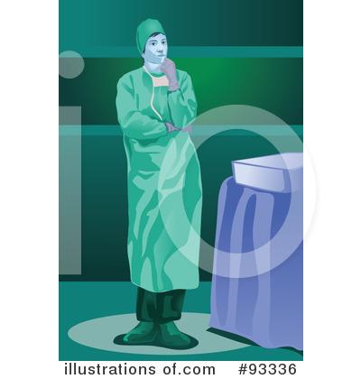 Royalty-Free (RF) Surgeon Clipart Illustration by mayawizard101 - Stock Sample #93336