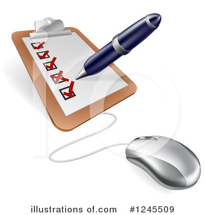 Computer Mouse Clipart #1245509 by AtStockIllustration
