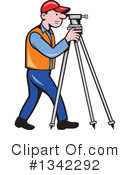 Surveyor Clipart #1342292 by patrimonio