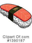Sushi Clipart #1390187 by Vector Tradition SM