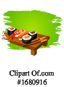 Sushi Clipart #1680916 by Vector Tradition SM