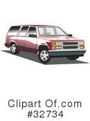 Suv Clipart #32734 by David Rey