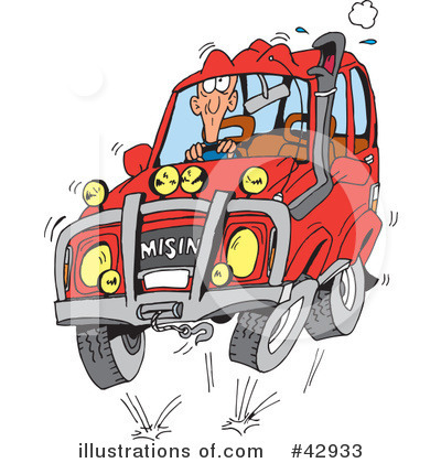 Driving Clipart #42933 by Dennis Holmes Designs