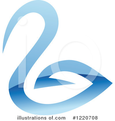 Royalty-Free (RF) Swan Clipart Illustration by cidepix - Stock Sample #1220708