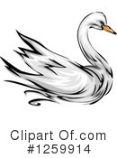 Swan Clipart #1259914 by BNP Design Studio