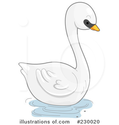 Royalty-Free (RF) Swan Clipart Illustration by BNP Design Studio - Stock Sample #230020