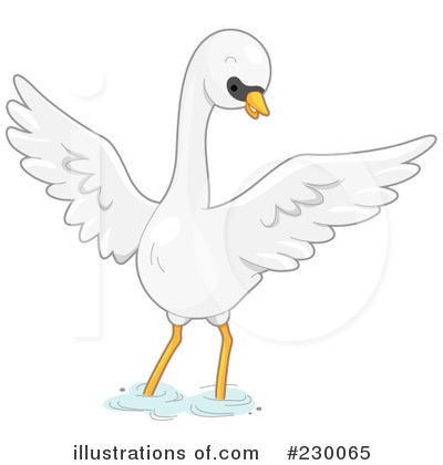 Royalty-Free (RF) Swan Clipart Illustration by BNP Design Studio - Stock Sample #230065