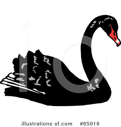 Royalty-Free (RF) Swan Clipart Illustration by Dennis Holmes Designs - Stock Sample #65016