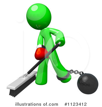 Royalty-Free (RF) Sweeping Clipart Illustration by Leo Blanchette - Stock Sample #1123412