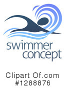 Swimmer Clipart #1288876 by AtStockIllustration