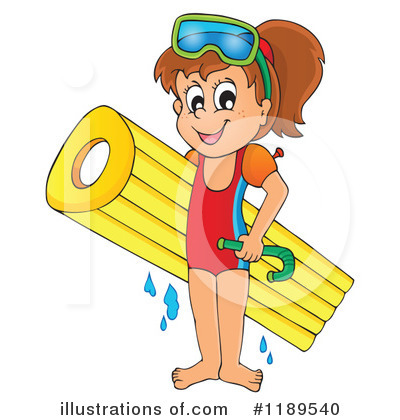 Royalty-Free (RF) Swimming Clipart Illustration by visekart - Stock Sample #1189540