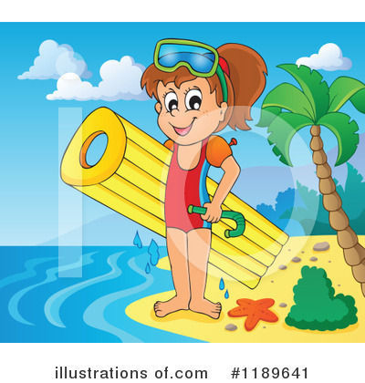 Royalty-Free (RF) Swimming Clipart Illustration by visekart - Stock Sample #1189641