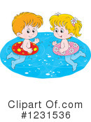 Swimming Clipart #1231536 by Alex Bannykh