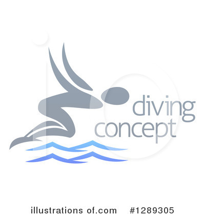Royalty-Free (RF) Swimming Clipart Illustration by AtStockIllustration - Stock Sample #1289305