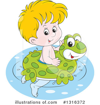 Swimming Clipart #1316372 by Alex Bannykh