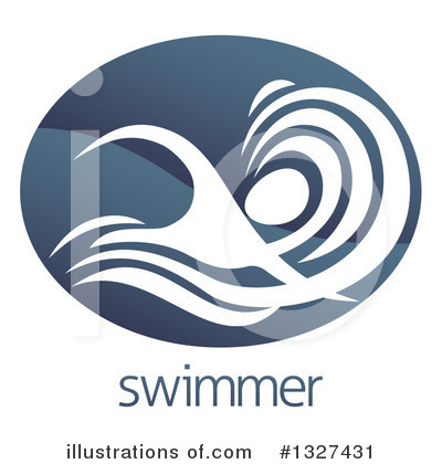 Royalty-Free (RF) Swimming Clipart Illustration by AtStockIllustration - Stock Sample #1327431