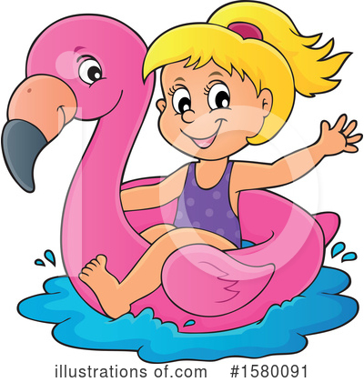 Flamingo Clipart #1580091 by visekart