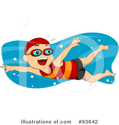 Royalty-Free (RF) Swimming Clipart Illustration by BNP Design Studio - Stock Sample #93642