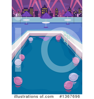 Royalty-Free (RF) Swimming Pool Clipart Illustration by BNP Design Studio - Stock Sample #1367696