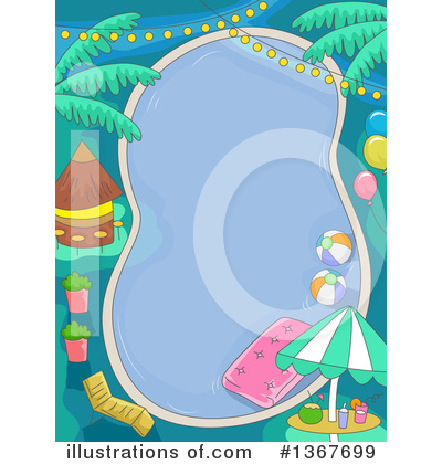 Royalty-Free (RF) Swimming Pool Clipart Illustration by BNP Design Studio - Stock Sample #1367699