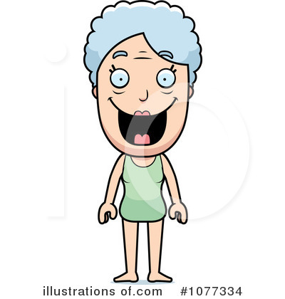 Senior Woman Clipart #1077334 by Cory Thoman