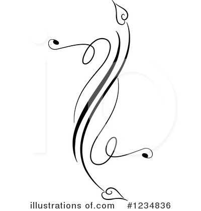 Swirl Clipart #1234836 by BNP Design Studio
