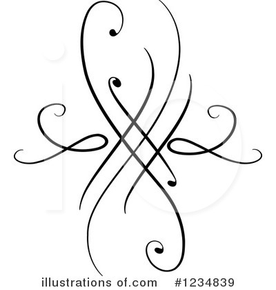 Swirl Clipart #1234839 by BNP Design Studio