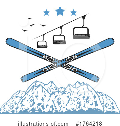 Ski Resort Clipart #1764218 by Vector Tradition SM