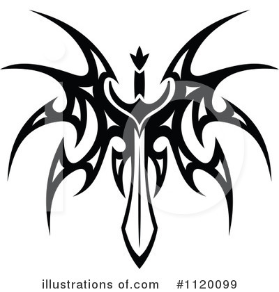 Royalty-Free (RF) Sword Clipart Illustration by Vector Tradition SM - Stock Sample #1120099