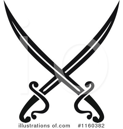 Royalty-Free (RF) Sword Clipart Illustration by Vector Tradition SM - Stock Sample #1160382
