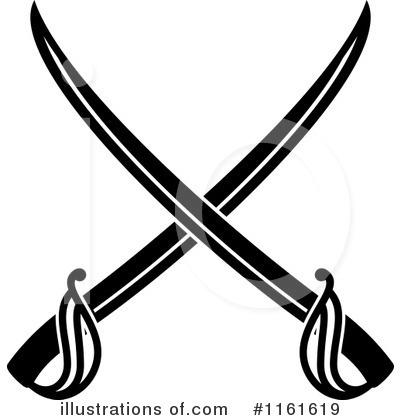 Royalty-Free (RF) Sword Clipart Illustration by Vector Tradition SM - Stock Sample #1161619