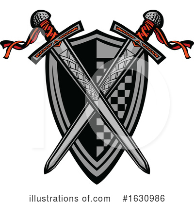 Royalty-Free (RF) Sword Clipart Illustration by Chromaco - Stock Sample #1630986
