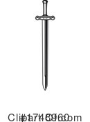 Sword Clipart #1748960 by Vector Tradition SM