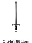 Sword Clipart #1749585 by Vector Tradition SM