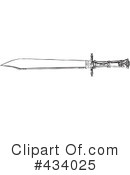Sword Clipart #434025 by BestVector