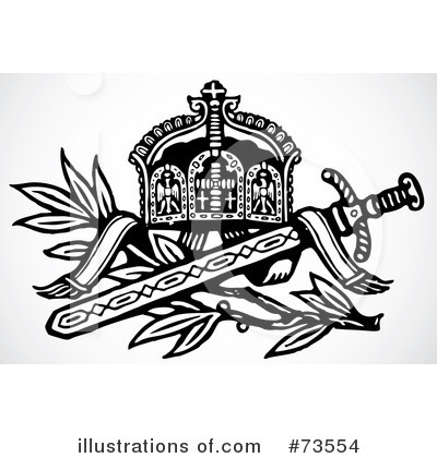 Royalty-Free (RF) Sword Clipart Illustration by BestVector - Stock Sample #73554