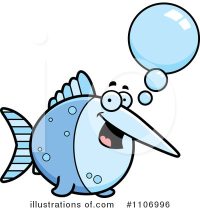 Sword Fish Clipart #1106996 by Cory Thoman