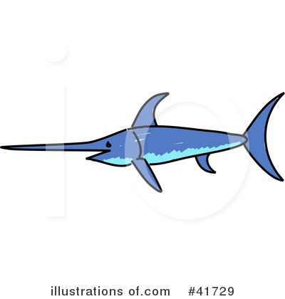 Royalty-Free (RF) Swordfish Clipart Illustration by Prawny - Stock Sample #41729