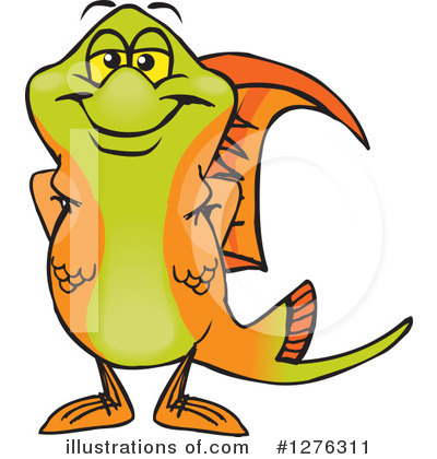 Royalty-Free (RF) Swordtail Clipart Illustration by Dennis Holmes Designs - Stock Sample #1276311