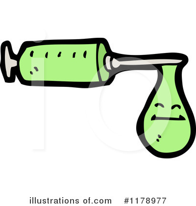 Royalty-Free (RF) Syringe Clipart Illustration by lineartestpilot - Stock Sample #1178977