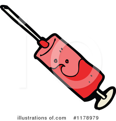 Royalty-Free (RF) Syringe Clipart Illustration by lineartestpilot - Stock Sample #1178979